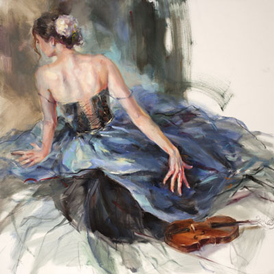 Emphasis 1 | Painting by Anna Razumovskaya