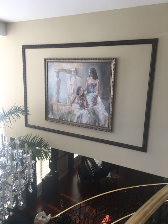Mother and daughter custom portrait for New York clients